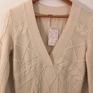 cables and castles sweater dress